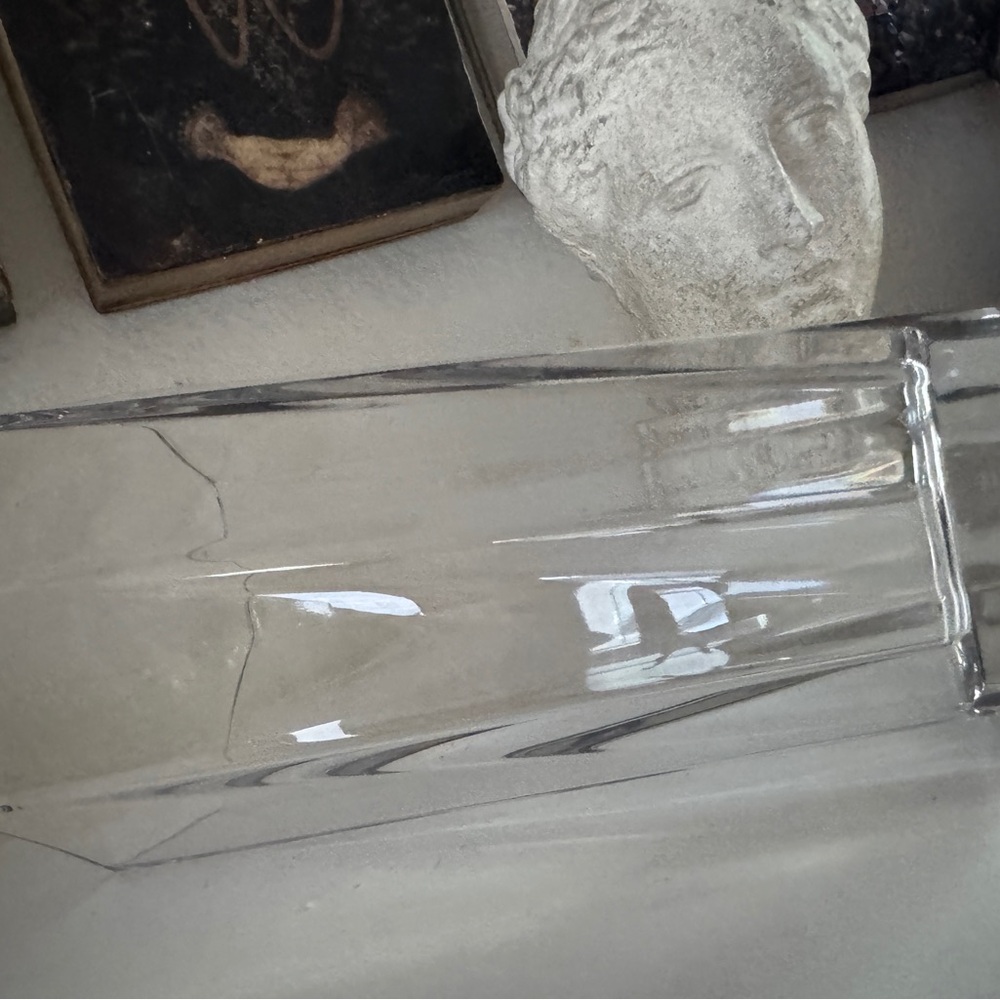 Vintage Tiffany & Co. Hexagon Crystal Vase - Picture 5 of 13